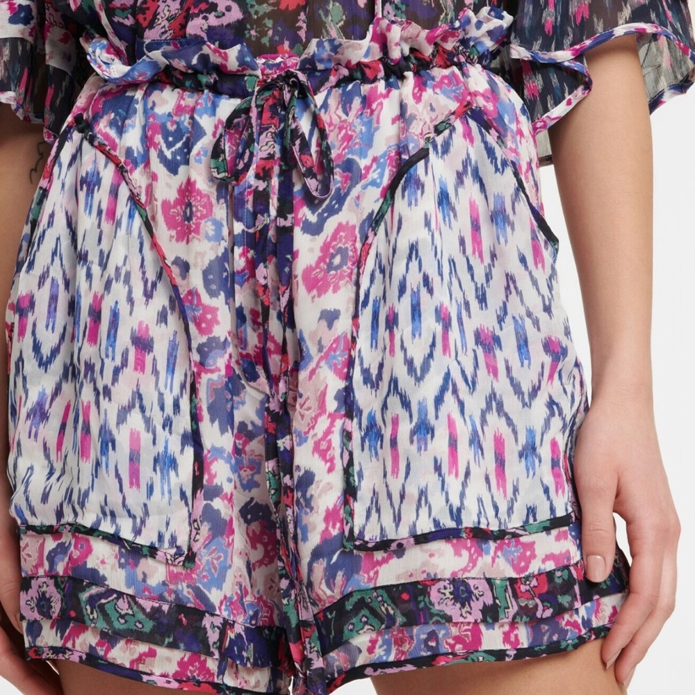 Isabel Marant Etoile Riolmy Printed Shorts size Small new NWT